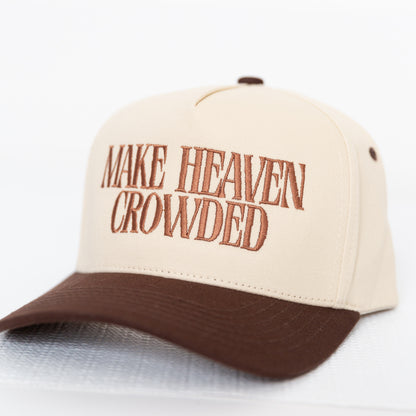 Unisex 'Make Heaven Crowded' Embroidery Trucker Hat