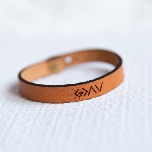 Inspirational Hand Crafted Leather Bracelets