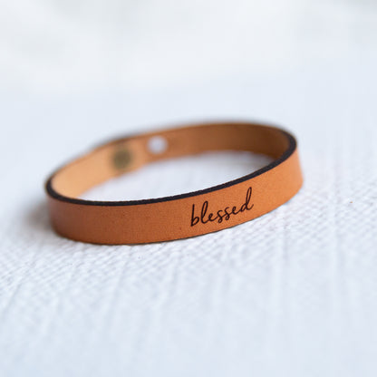 Inspirational Hand Crafted Leather Bracelets