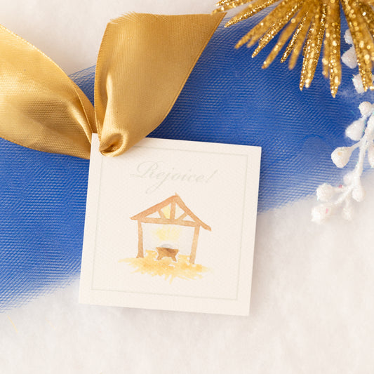 Baby Jesus Gift Tag - Set of 12