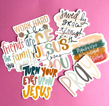 Friends are the Family You Choose Vinyl 3" Sticker