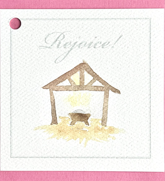 Baby Jesus Gift Tag - Set of 12