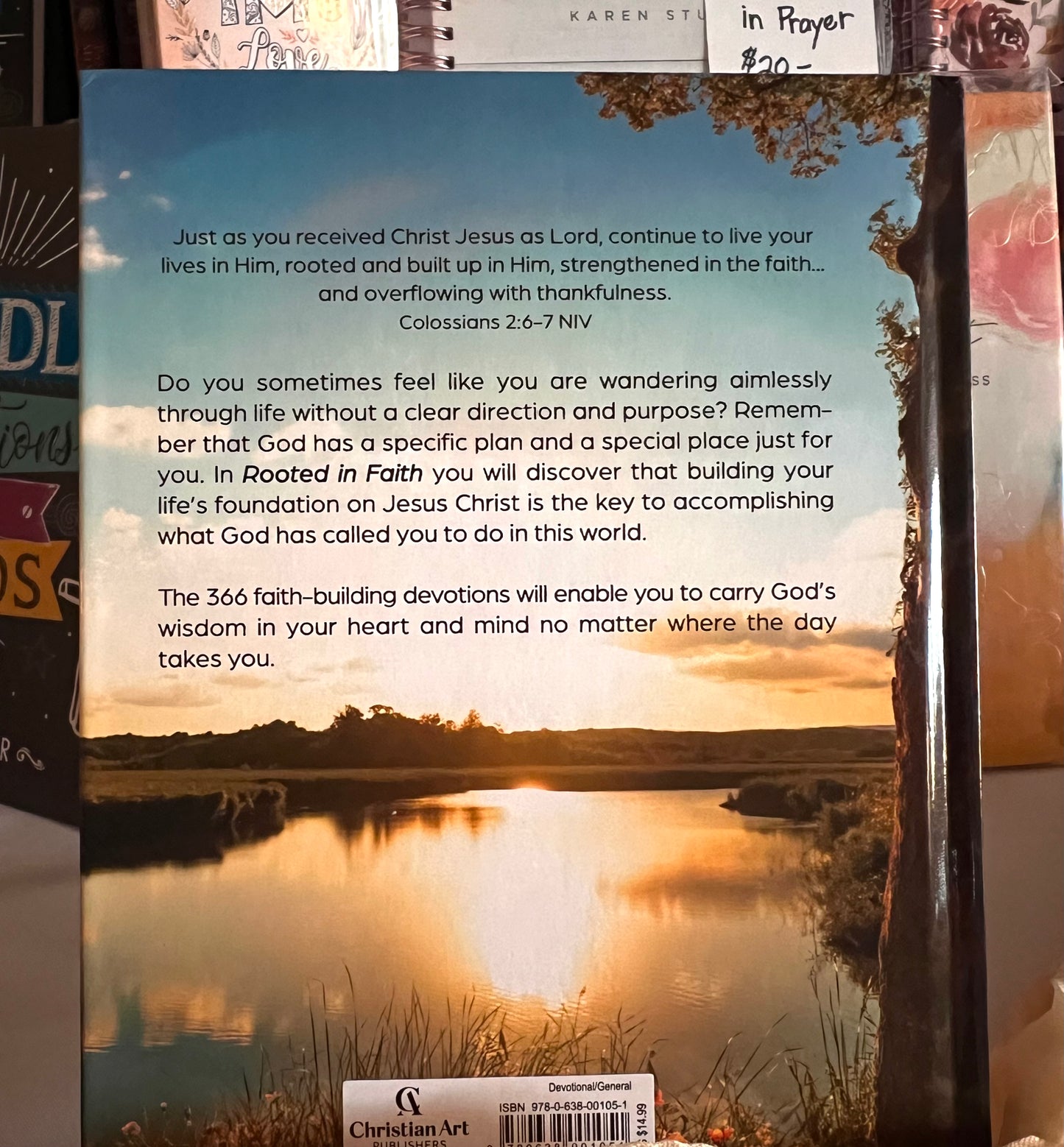 Rooted in Faith Hard Cover Devotional Book