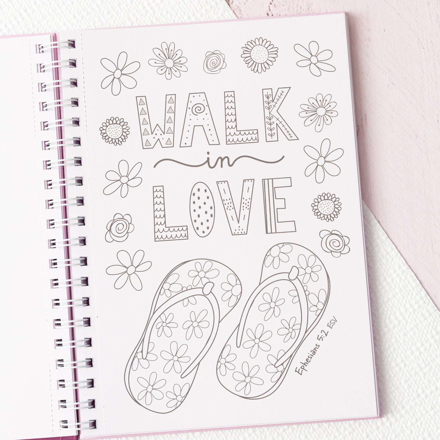 Coloring Book Favorite Bible Verses For Girls, Inspirational Coloring Book, Bible Verses Coloring Book, Wirebound